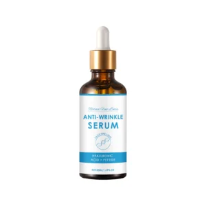 AMZ Anti-Wrinkle Hydrating Serum with Hyaluronic Acid & Peptide for Fine Lines