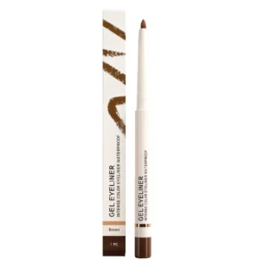 AMZ Brown Matte Waterproof Gel Eyeliner Pencil for sharp, long-lasting eye definition
