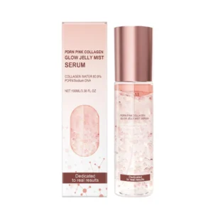 AMZ Pink Collagen Jelly Mist Serum - Hydrating, Firming & Glowing Face Moisturizer