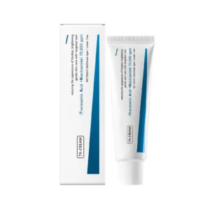 AMZ Facial Moisturizing Cream with Tranexamic Acid and Niacinamide for brightening and evening skin tone, 50g tube