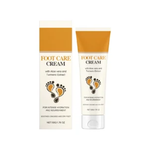 AMZ Foot Care Cream with Aloe Vera and Turmeric Extract for Intense Hydration