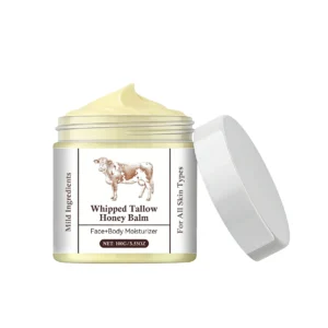 AMZ Honey & Tallow Moisturizing Balm Deep Hydration Firming Cream for Face and Body