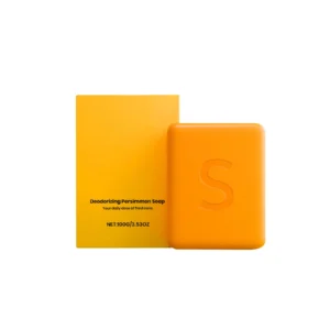AMZ Persimmon Soap Bar 100g for Gentle Cleansing and Moisturizing Body Wash with Natural Ingredients