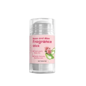 AMZ Rose and Aloe Fragrance Stick for Gentle Odor Control & Skin Comfort