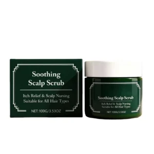 AMZ Scalp Scrub with Avocado Oil and AHA for deep pore cleansing and soothing itchy scalp