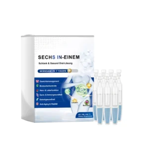 AMZ Six-in-One Oral Solution for Joint Health, Weight Management & Vitality Dietary Supplement
