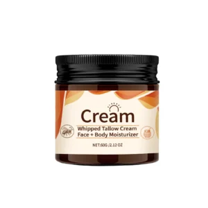 AMZ Whipped Tallow Face and Body Moisturizer Cream for Extremely Dry Skin Deep Nourishment Non-Sticky