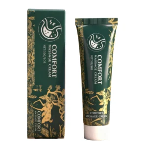 AMZ Abdomen Care Cream with soothing formula for relief from bloating and stomach discomfort, 30g tube.