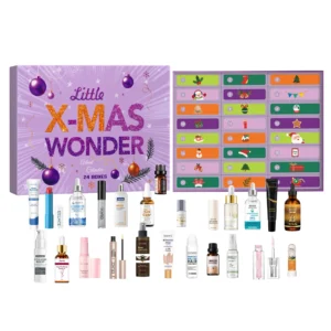 Christmas Advent Calendar Makeup Box with 24 Days of Surprise Beauty and Skincare Products