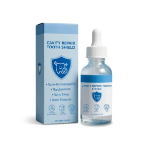 AMZ Teeth Care Serum 60ml bottle with dropper for professional at-home teeth whitening and enamel repair