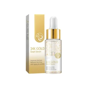 AMZ 24K Gold Anti-Aging Sparkling Oil Serum for Face Lifting, Wrinkles, and Fine Lines