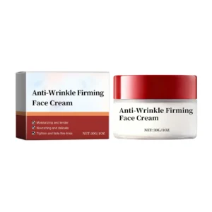 AMZ Anti-Wrinkle Firming Face Cream in a 30g tube for deep hydration and reducing fine lines