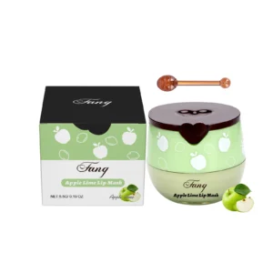 AMZ Apple Lime Lip Mask 5.5g in a small bottle with applicator stick for daily hydration and smoother lips
