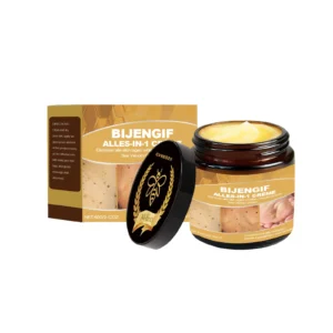 AMZ All-in-One Bee Venom Cream for smoothing skin texture, hydrating, and reducing the appearance of skin tags and age spots.