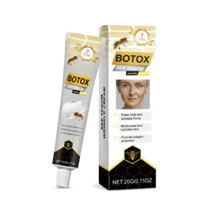 AMZ Bee Venom Wrinkle Cream 20g for deep moisturizing, reducing fine lines, and firming skin.