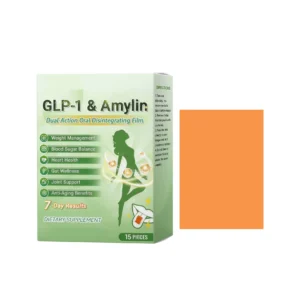 AMZ Body Shape Care Oral Strips for Weight Management and Appetite Control with Orange Mint Flavor