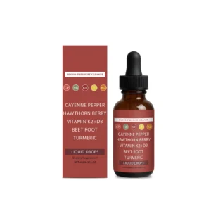 AMZ Cayenne Pepper Liquid Drops with Hawthorn & Beet Root Extract, Dietary Supplement