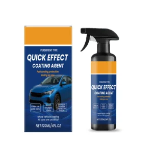 AMZ Quick Effect Ceramic Coating Spray 120ml with Nano Technology for long-lasting car paint protection and shine