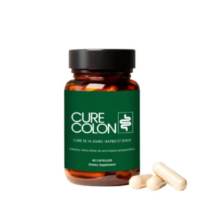 AMZ Colon Cleanse Capsules with Probiotics - Gentle Formula for Gut Health & Toxin Balance