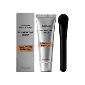 AMZ Rejuvenating Eye Cream with Brush for Hydration, Firming & Wrinkle Reduction