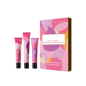 AMZ Facial Hair Removal Trilogy Kit - Gentle, Effective, Moisturizing