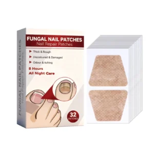 AMZ Fungal Nail Repair Patches for Thick, Discolored & Damaged Nails, 8-Hour Treatment