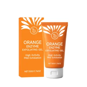AMZ Gentle Orange Enzyme Exfoliating Gel for Face and Body, 50g
