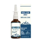 AMZ Gentle Nasal Cleanse Spray 60ml with Sea Salt & Calcium Carbonate for Daily Pollution Removal