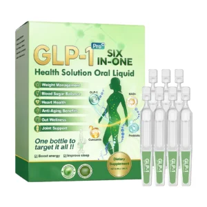AMZ GLP-1 All-in-One Health Solution Oral Liquid Drops in single-use vials for convenient daily use.