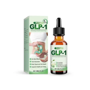 AMZ GLP-1 Peppermint Essential Oil Drops in a 30ml bottle with dropper for appetite control and metabolic health boost