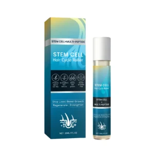 AMZ Hair Growth Roller Ball Essence 30ml for scalp treatment, thicker hair, and reduced breakage