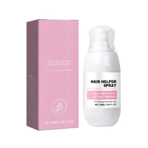 AMZ Hair Growth Spray 50ml nourishing formula for thinning hair, with coffee and ginseng extracts to combat hair loss and dryness