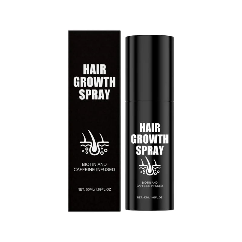 AMZ Hair Growth Spray with Biotin and Caffeine for Scalp Nourishment and Hair Thickening