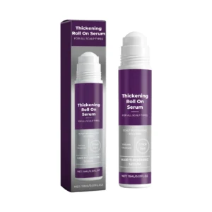AMZ Hair Thickening Roll On Serum with nourishing ingredients for scalp health and fuller-looking hair