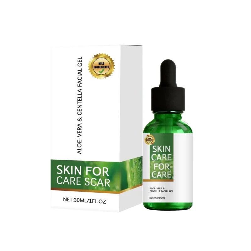 AMZ Herbal Skin Care Gel with Aloe Vera & Centella for Scar Reduction and Soothing Relief, 30ml Bottle