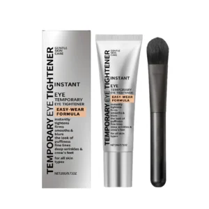 AMZ Hydrating and Firming Eye Cream with Hyaluronic Acid for reducing wrinkles, dark circles, and puffiness, 20g tube with applicator.