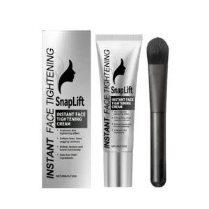 AMZ Instant Face Tightening Cream with brush for lifting, firming, and reducing fine lines