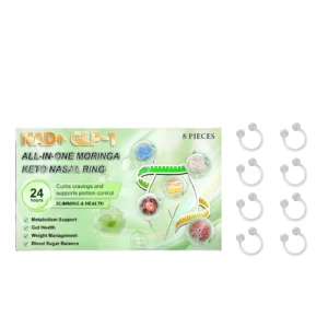 AMZ All-in-One Moringa Keto Nasal Ring with GLP-1 & NAD+ for Weight Management