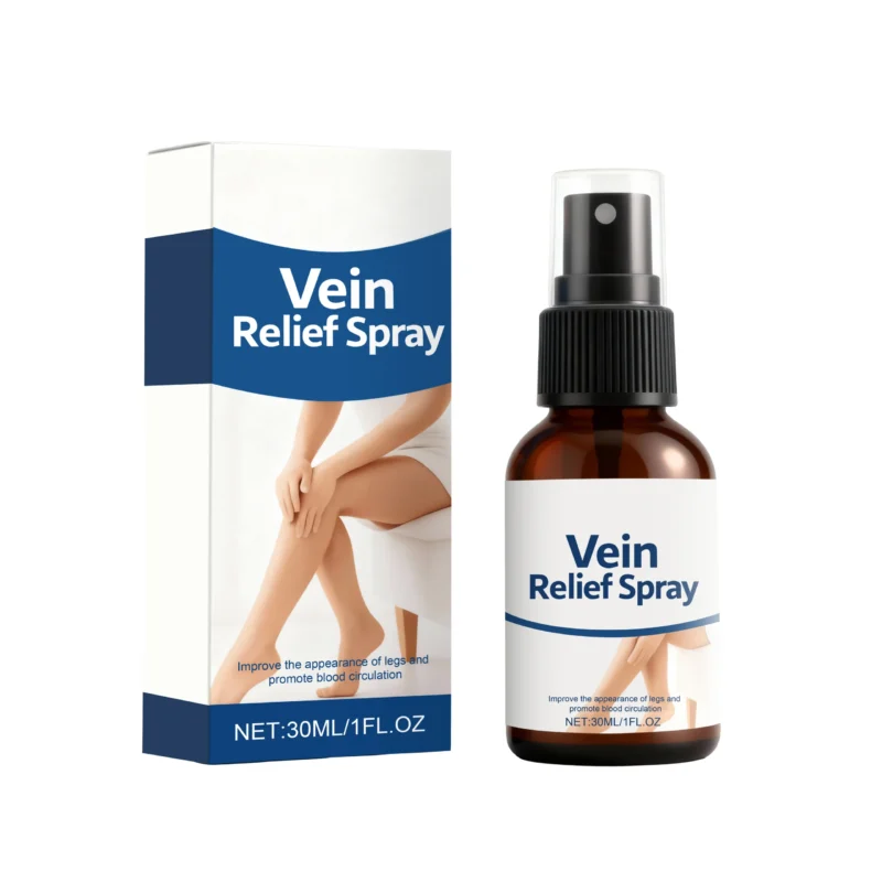 AMZ Leg Vein Relief Spray for Varicose Veins, Spider Veins, and Leg Discomfort, 30ml Bottle