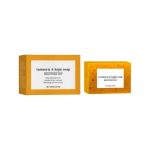 AMZ Lemon Turmeric Brightening Soap for Face and Body, Cleansing & Moisturizing