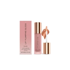 AMZ Lip Plumping Gloss with hydrating formula and mirror-like finish for visibly fuller, smoother lips.