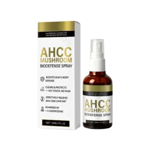 AMZ Men's Body Care Spray with 4 Mushroom Complex for Skin Repair & Soothing
