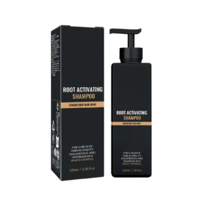 AMZ Men's Root Activating Shampoo with Ginger and Lemon Extracts to Reduce Hair Loss and Promote Hair Growth