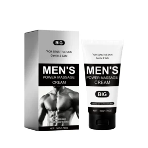 AMZ Men's Power Massage Cream - Gentle Formula, Skin Vitality Boost, 50g
