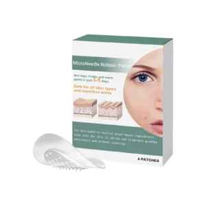 AMZ Microneedle Skin Tag & Wart Removal Patches - Plant-Based, Painless, No Scarring
