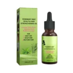 AMZ Mint and Rosemary Scalp & Hair Strengthening Oil 59ml for daily care, split end repair, and visible hair quality improvement
