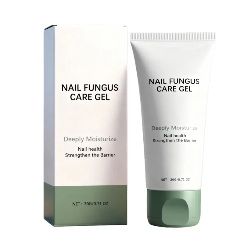 AMZ Nail Care Gel 20g with Tea Tree Oil and Vitamin E for deep moisturizing, cuticle protection, and strengthening nails