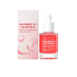AMZ Niacinamide 10% Serum with Tranexamic Acid for brightening, reducing dark spots, and improving skin texture in a 30ml bottle