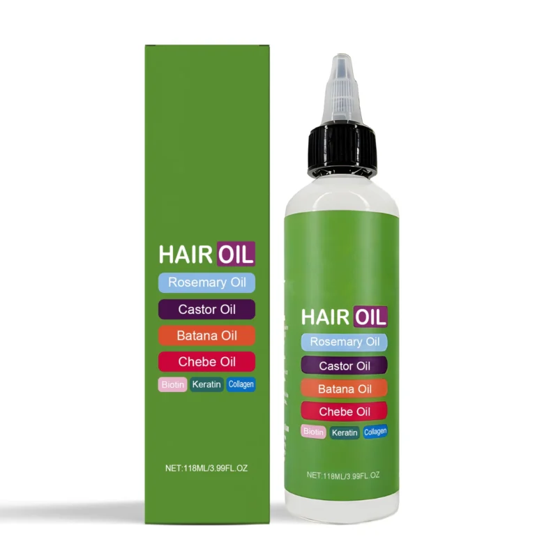 AMZ Nourishing Hair Oil with Rosemary & Castor Oil, Deep Moisturizing, Strengthens Hair & Reduces Hair Loss