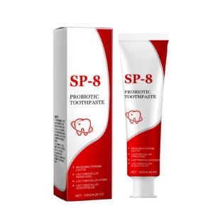 AMZ Probiotic Toothpaste 120g with Bifidobacterium and Lactobacillus for Whitening, Stain Removal, and Long-Lasting Fresh Breath